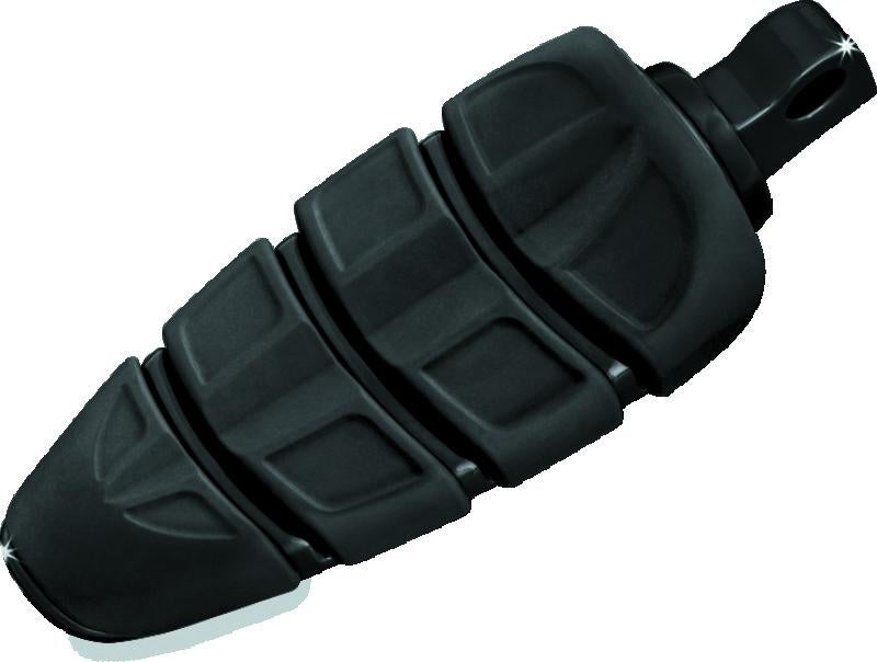 Kuryakyn Kinetic Peg with Male Mount Adapter in Gloss Black – Versatile Powersports Foot Pegs
