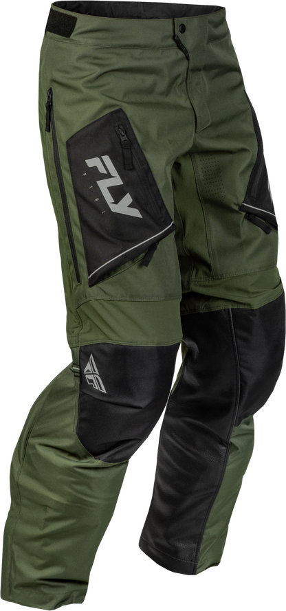 Fly Racing Patrol Over Boot Pants Forest Green/Black Size 30