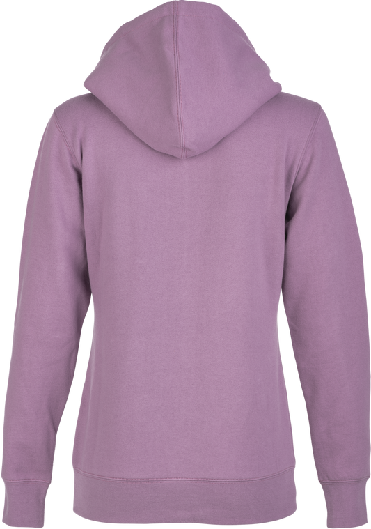 FLY RACING WOMEN'S FLY CORPORATE ZIP UP HOODIE MAUVE 2X'X