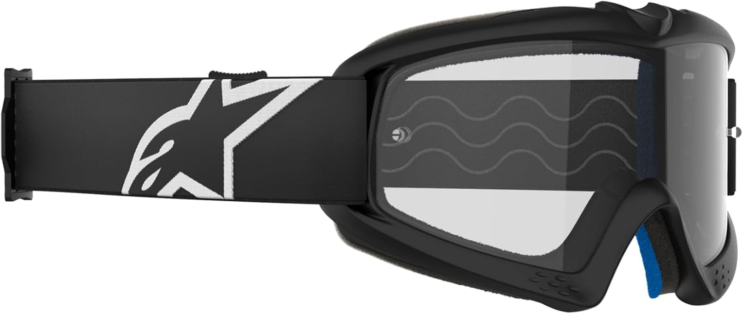 Alpinestars Vision Youth Goggles Corp Black w Clear Lens