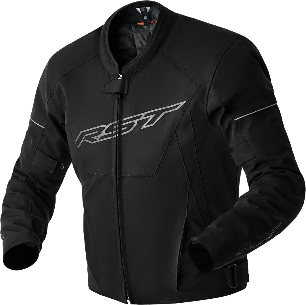 RST F4 D3o Jacket Black Textile Medium – Waterproof Motorcycle Riding Jacket with CE A Certification