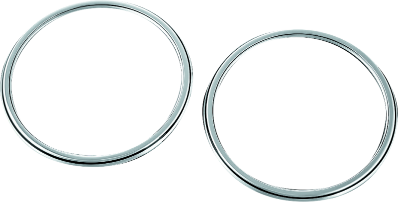 Kuryakyn Corona Speaker Grills Chrome for Harley-Davidson Touring Models