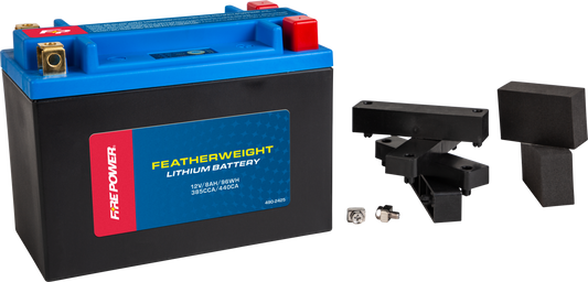 FIRE POWER Featherweight Lithium Battery HJTX20HQ-FP-B – 12V 385 CCA 96Wh with Fast Recharge and Long Cycle Life