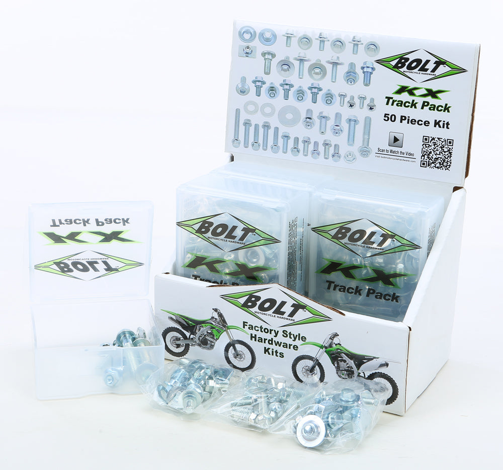 BOLT Kawasaki KX and KXF Full-Size Motorcycle Hardware Kit - Part 2014-6KXTP