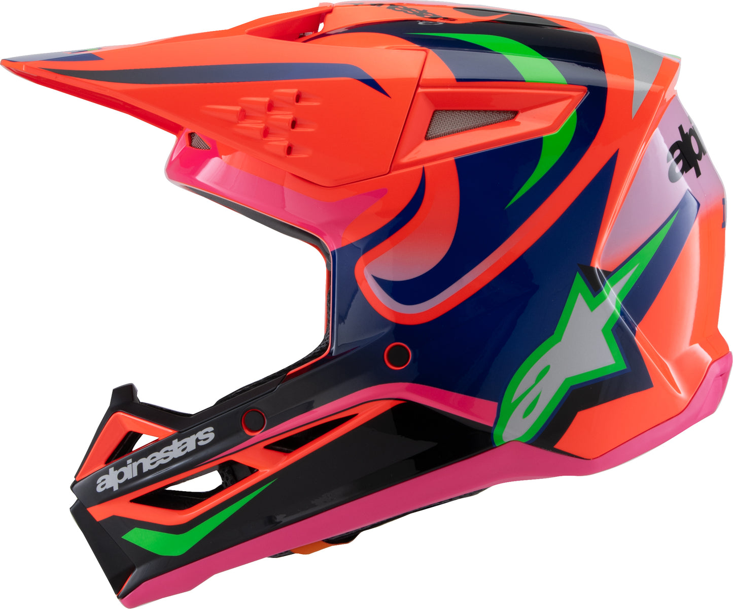 Alpinestars SM-3 Deegan Youth Moto Helmet Sm 8301425-433-S
