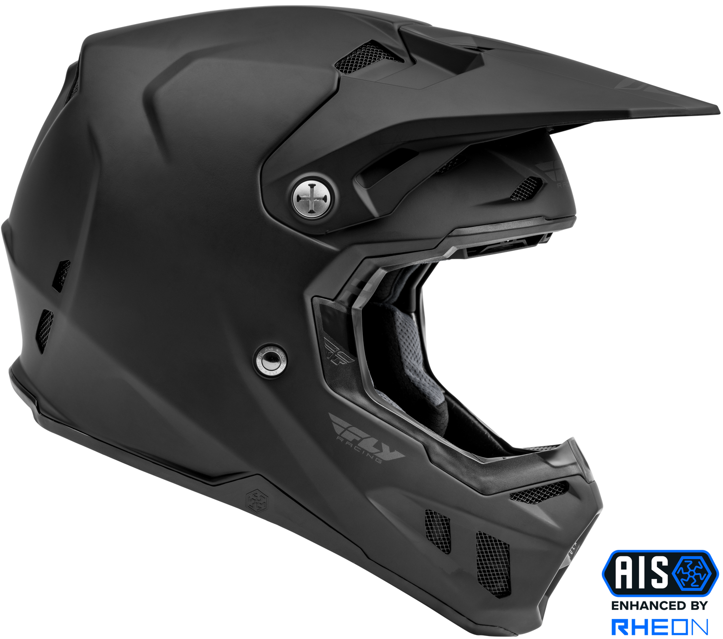 FLY RACING YOUTH FORMULA CC SOLID HELMET MATTE BLACK YL'YL