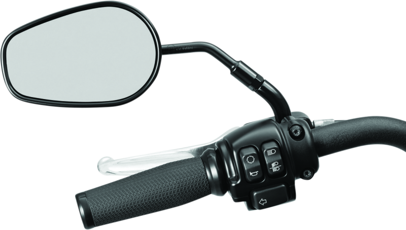 Kuryakyn Mirror Stem 3 inch Outward Extenders for Powersports Vehicles, Black (Part #kur1216)
