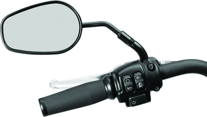 Kuryakyn Mirror Stem 3 inch Outward Extenders for Powersports Vehicles, Black (Part #kur1216)