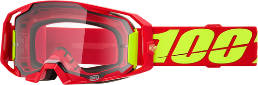 100-Percent Armatic Goggle with Clear Lens - High Impact Resistant MX Eyewear