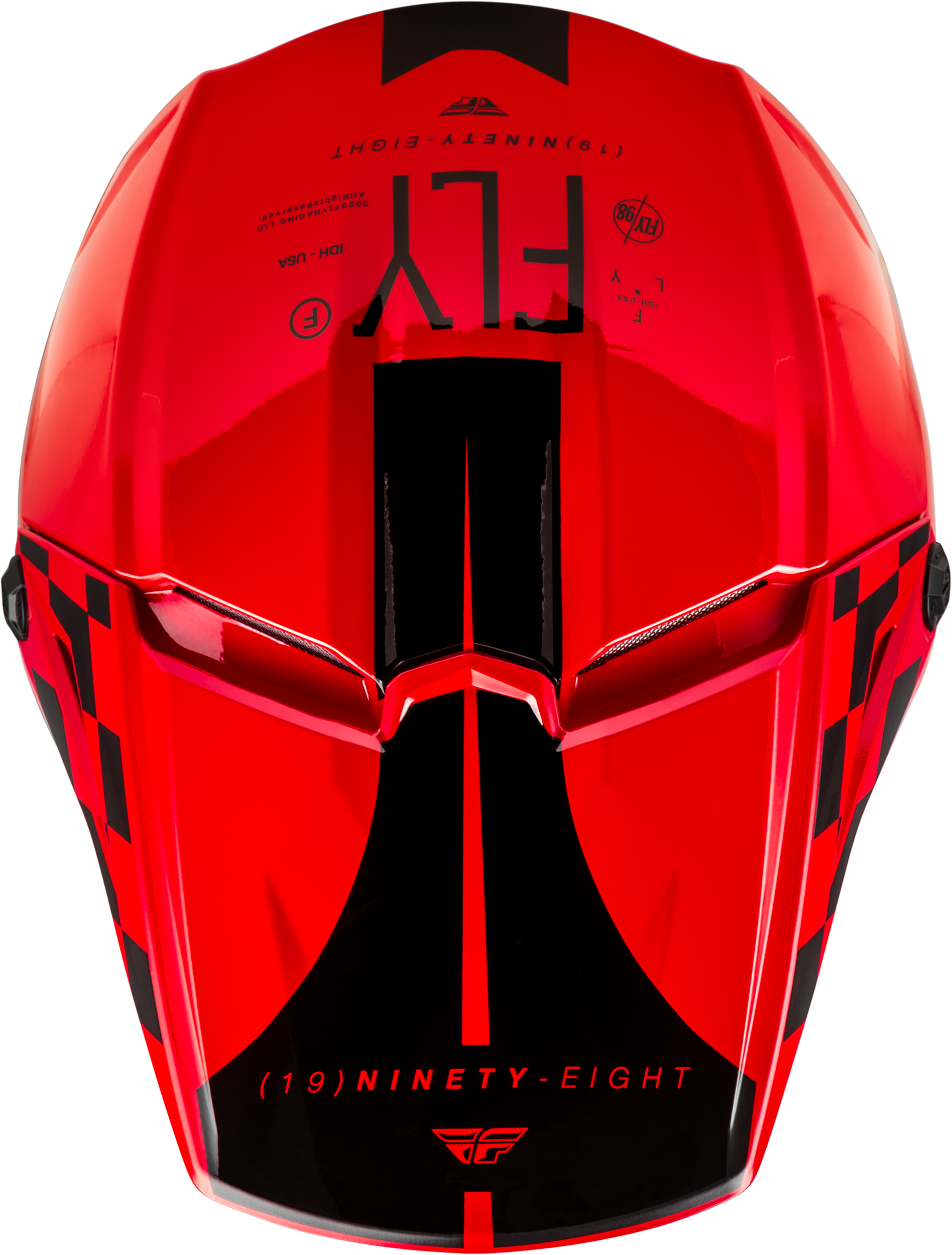 Kinetic Lite Rival Helmet Gloss Red/Black 2x