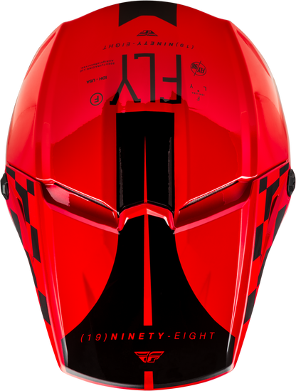 Kinetic Lite Rival Helmet Gloss Red/Black 2x