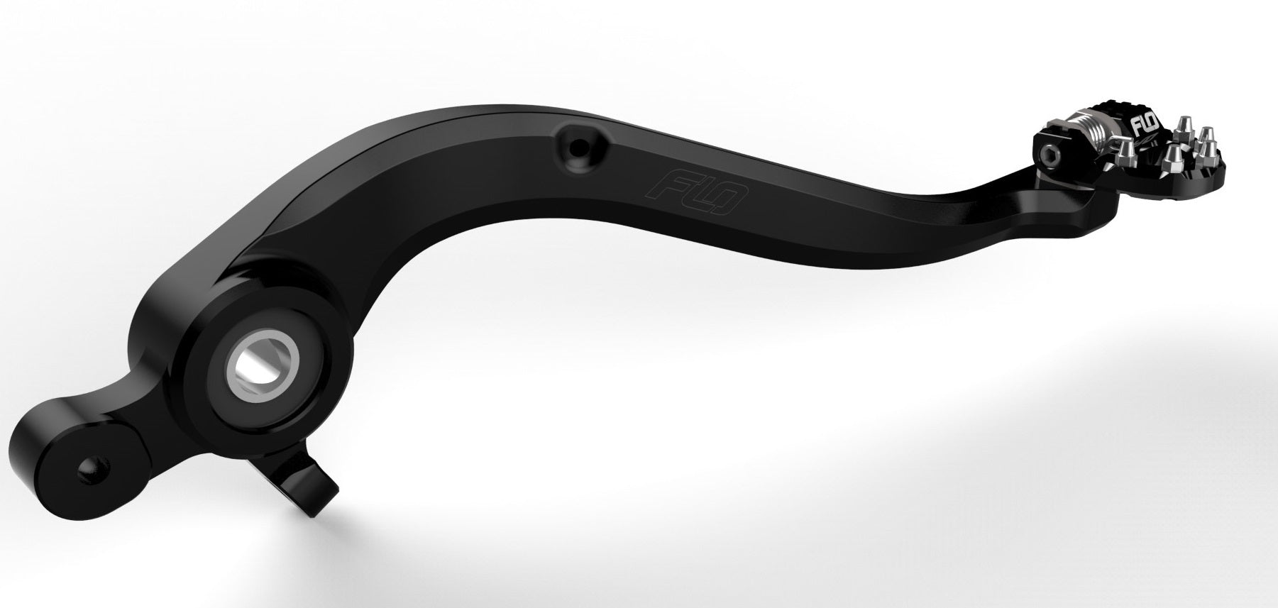 FLO MOTORSPORTS MXBP-523 BLK Folding Tip Brake Pedal for KTM and Husqvarna Models