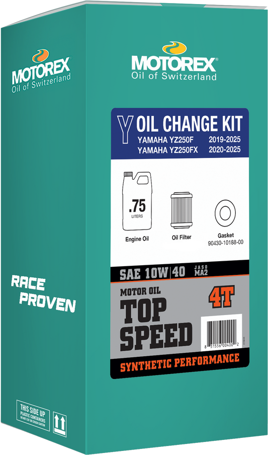 Top Speed Oil Change Kit 0.75l 10w/40 Yam
