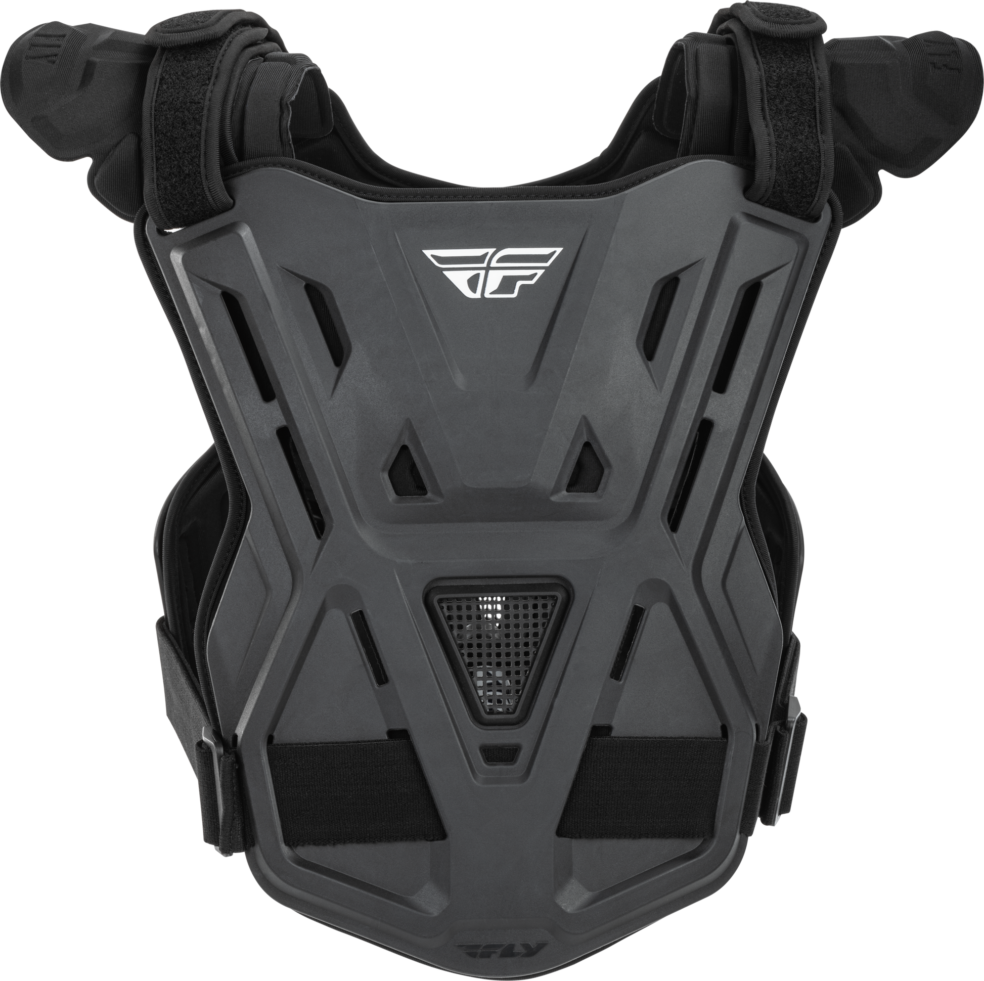Fly Racing Youth Revel Roost Guard Race Black - Impact Protection with BioFoam Chassis