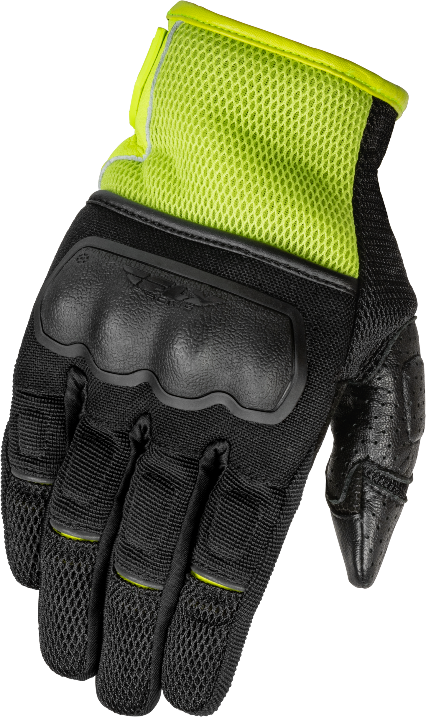 Fly Racing CoolPro Force Gloves Black and Hi Vis (Part #476-41283X)
