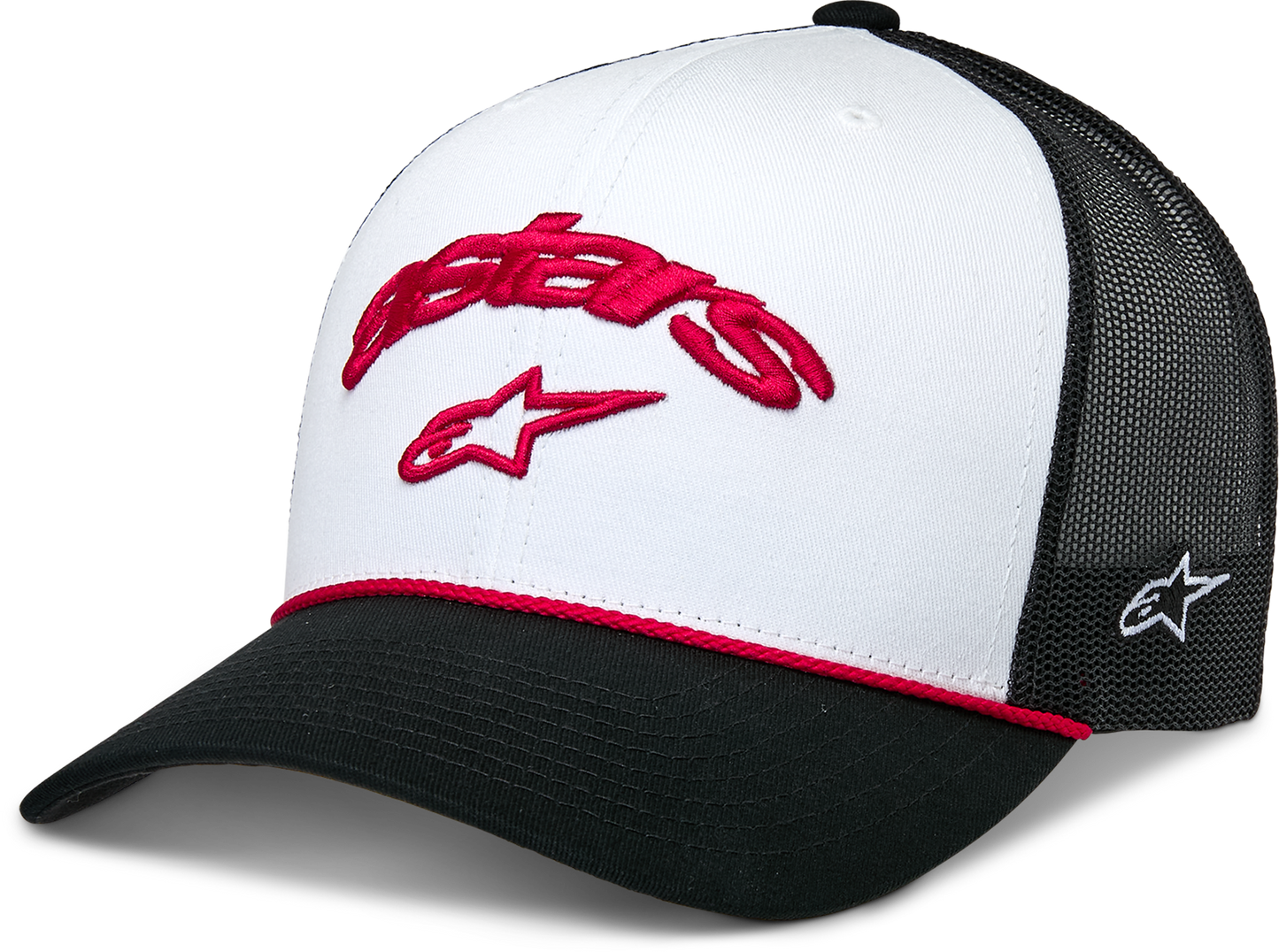 ALPINESTARS AGREE TRUCKER HAT WHITE/BLACK