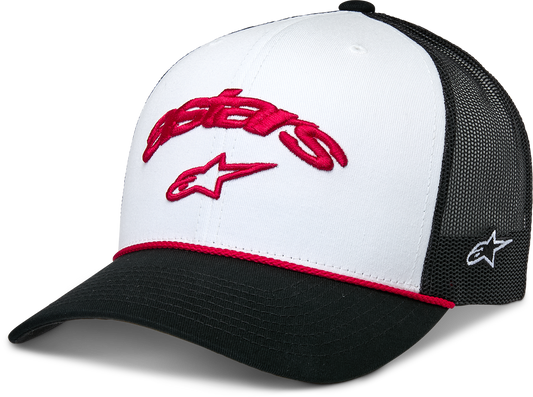 ALPINESTARS AGREE TRUCKER HAT WHITE/BLACK