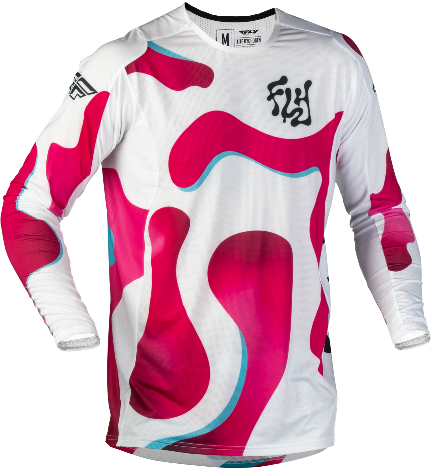 Youth Lite Vibe Jersey White/Pink/Blue Yxl