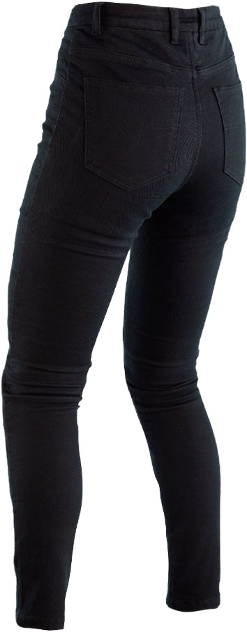 RST Women's CE-Rated Black Twill Jeggings with Aramid Fiber Lining - Part Number 102617BLK-14