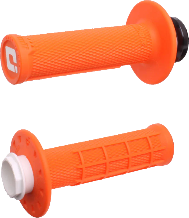 ODI Micro X Half Waffle Universal Orange Handlebar Grips – Fits 7/8” Twist Throttle