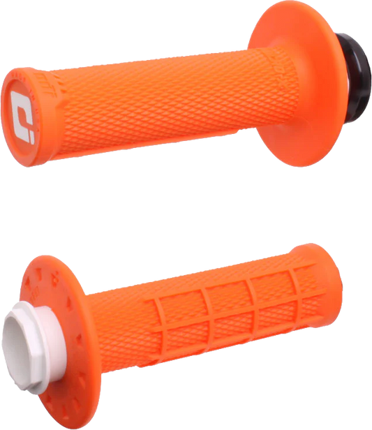 ODI Micro X Half Waffle Universal Orange Handlebar Grips – Fits 7/8” Twist Throttle
