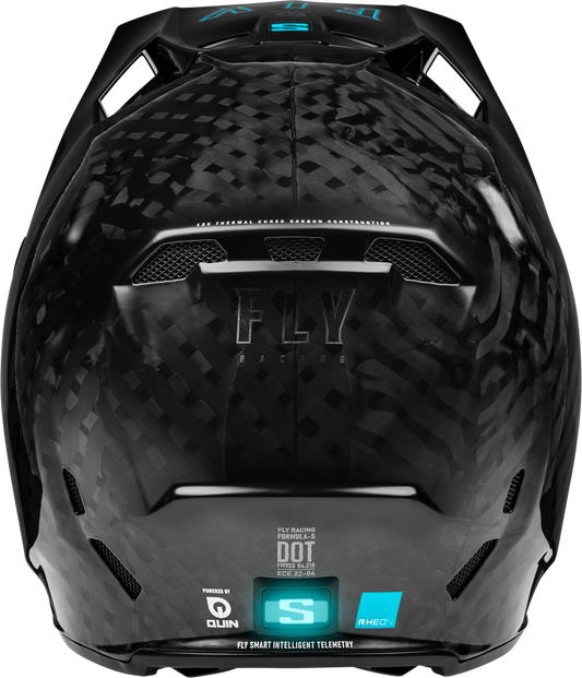 FLY RACING YOUTH FORMULA S CARBON HELMET BLACK YL-S1A'A