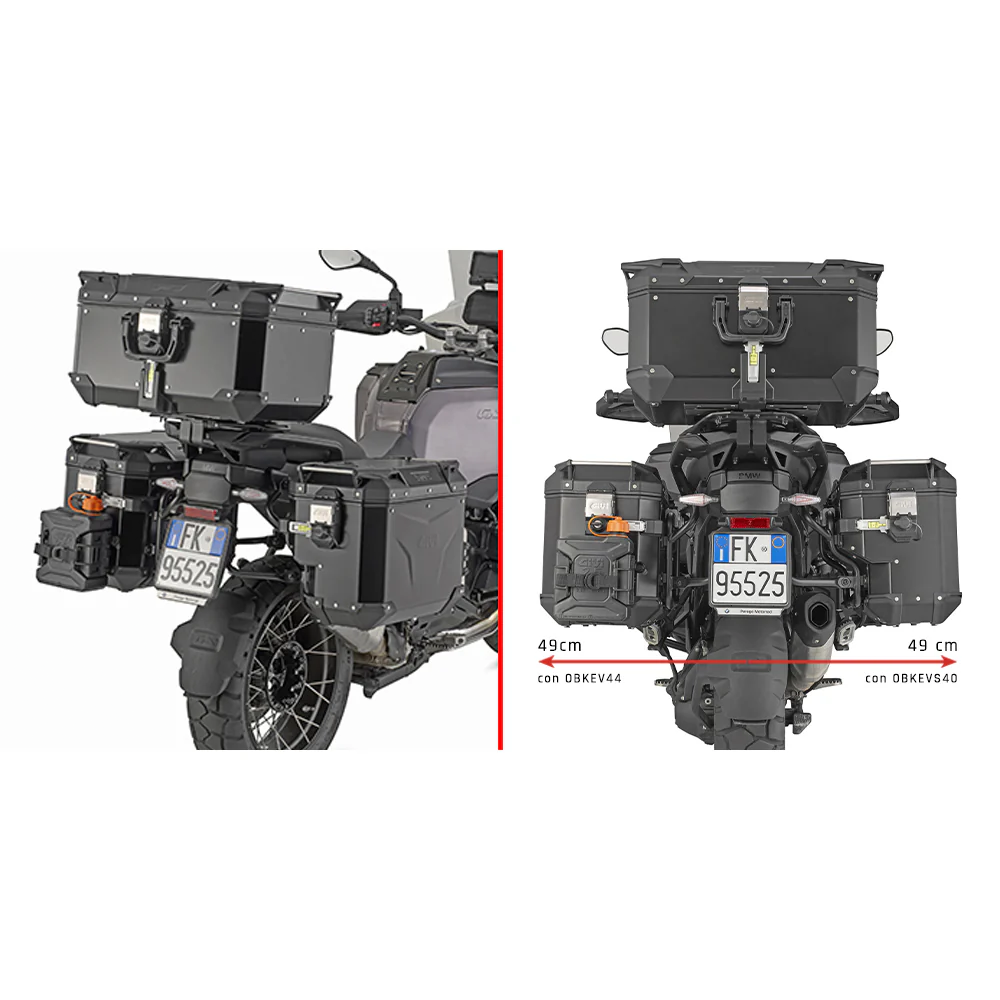 GIVI PLOS5146CAM Monokey Side Case Hardware for BMW Off-Road Motorcycle Cases