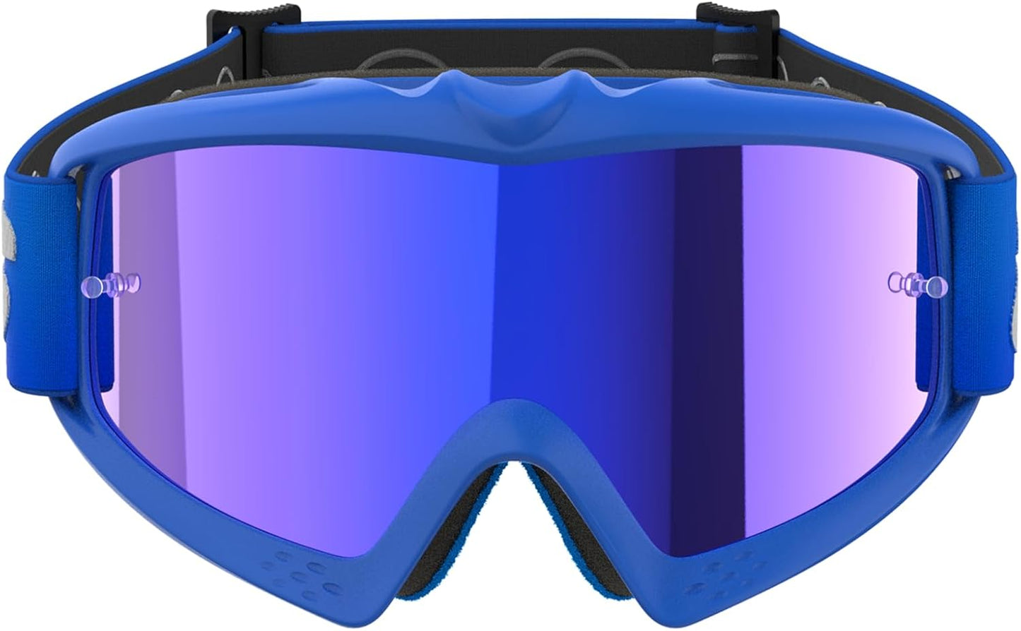 Alpinestars Vision Youth Goggles Blaze Blue w Blue Mirror