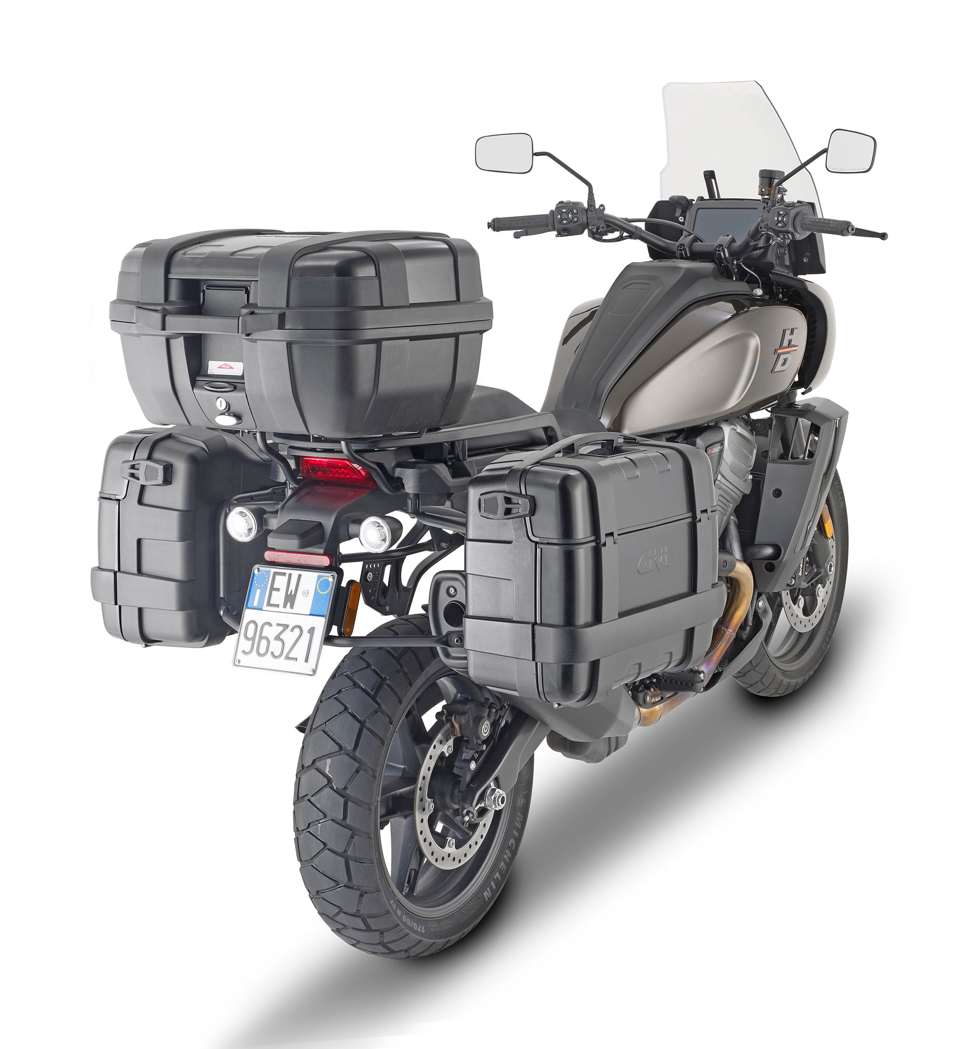GIVI PLO8400MK Trekker Series Aluminum and Polypropylene Side Case Hardware for Harley Davidson Pan America 1250 Models