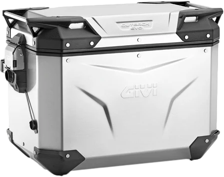 GIVI Outback Evo Smart Case 48L for Right Side – Silver, Model OBKEV48AR