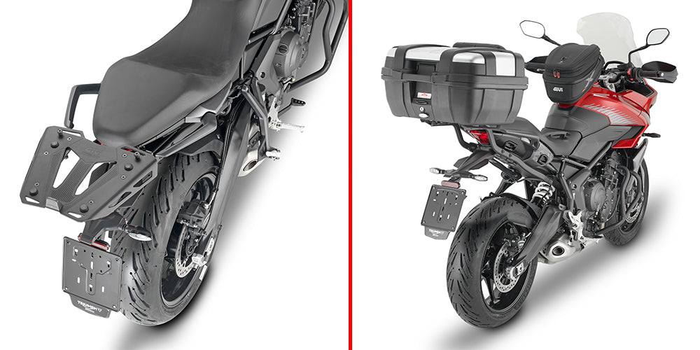 GIVI Trekker Series 52L Top Case for Triumph Tiger Sport 660 – Monorack Sidearms Included