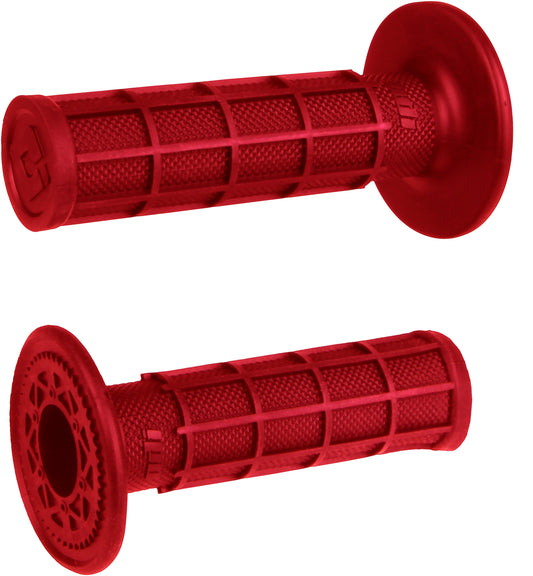 ODI Ruffian Full Waffle Red Handlebar Grip - Part H02RFR for BTO/KTM and Yamaha