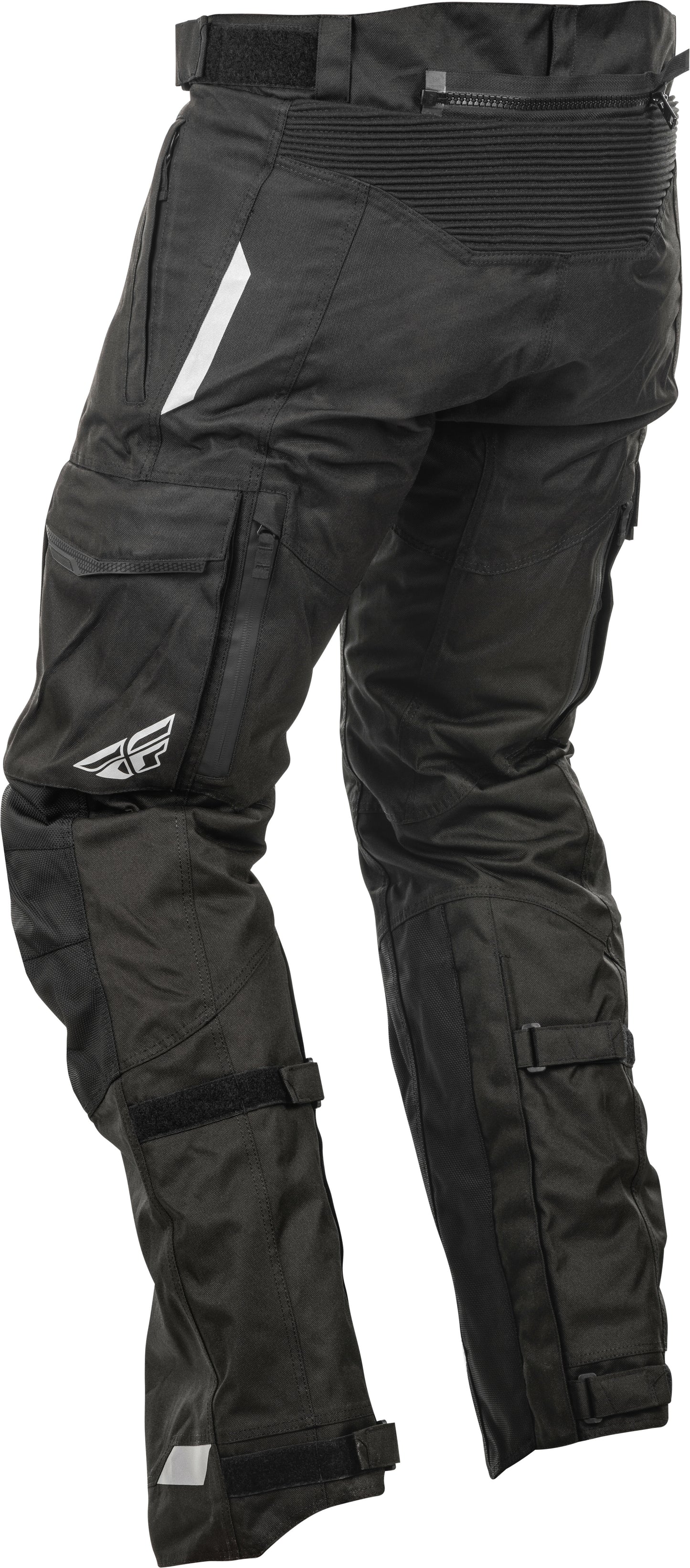 Fly Racing Terra Trek Pants Black Size 36 with Weatherproof Technology