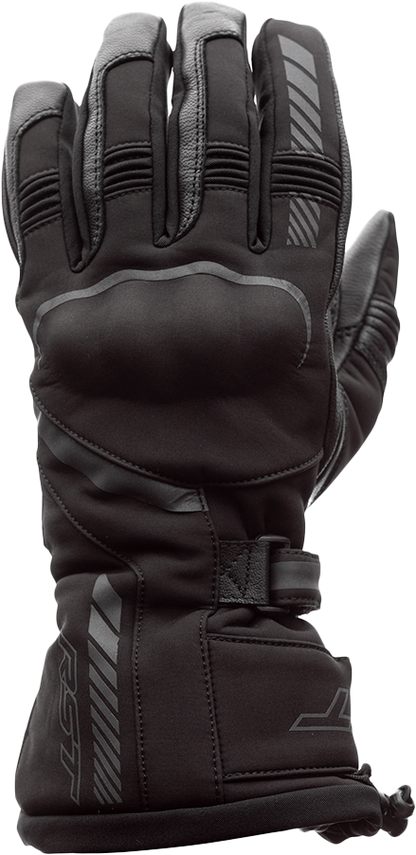 RST Atlas CE Waterproof Glove Black XS – Durable Motorcycle Gear