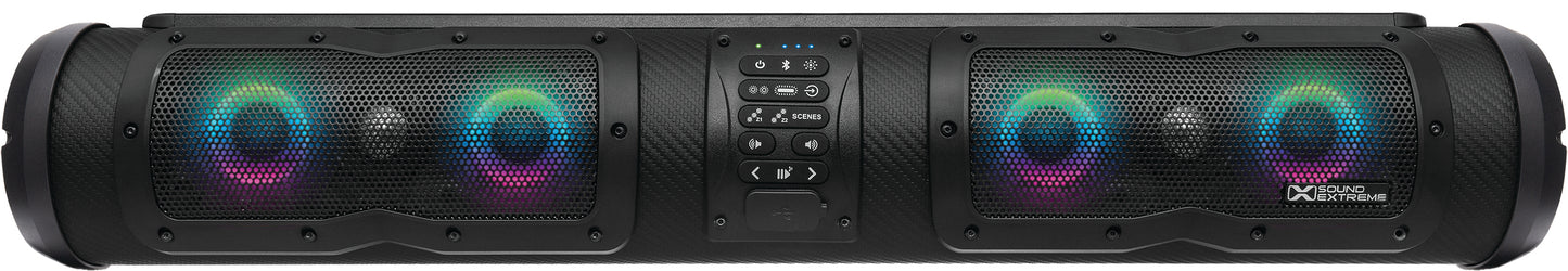 ECOXGEAR Soundextreme 28-Inch Elite Soundbar with LED Lighting and EcoCast - Model SEI-EXSE2801