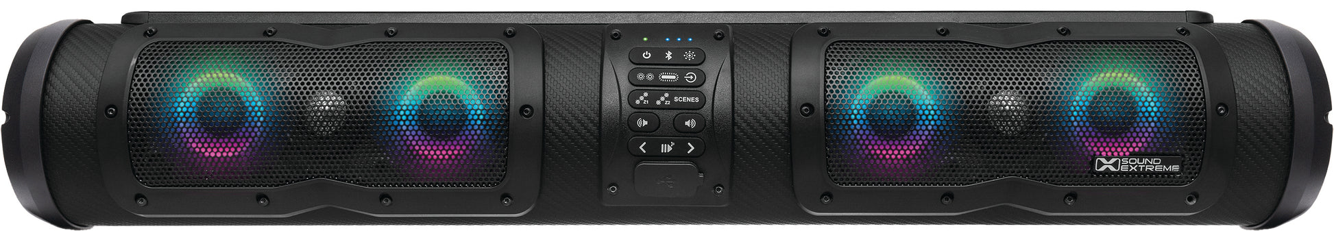 ECOXGEAR Soundextreme 28-Inch Elite Soundbar with LED Lighting and EcoCast - Model SEI-EXSE2801