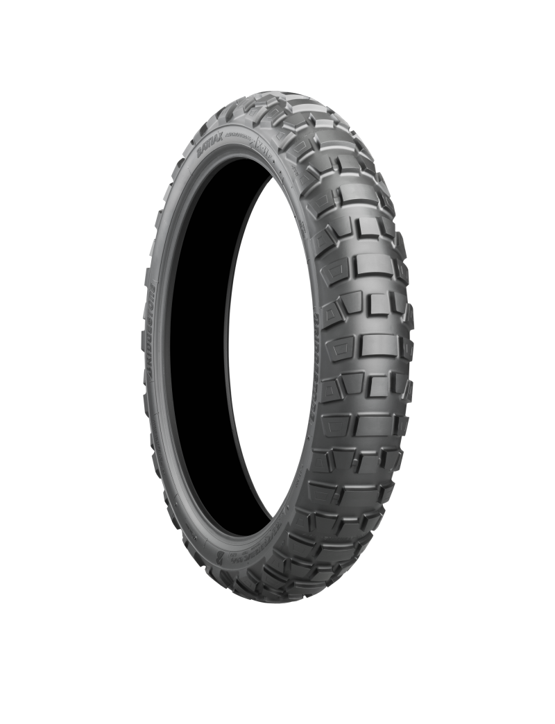 Bridgestone Battlax Adventurecross AX41 Tire - 120/70B19 M/C 60Q TL Front for Dual Sport and Adventure Bikes