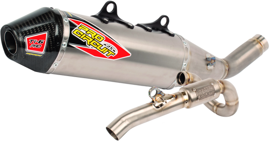 PRO CIRCUIT Ti 6 Pro Titanium Exhaust System with Carbon Cap for AMA Supercross & Motocross