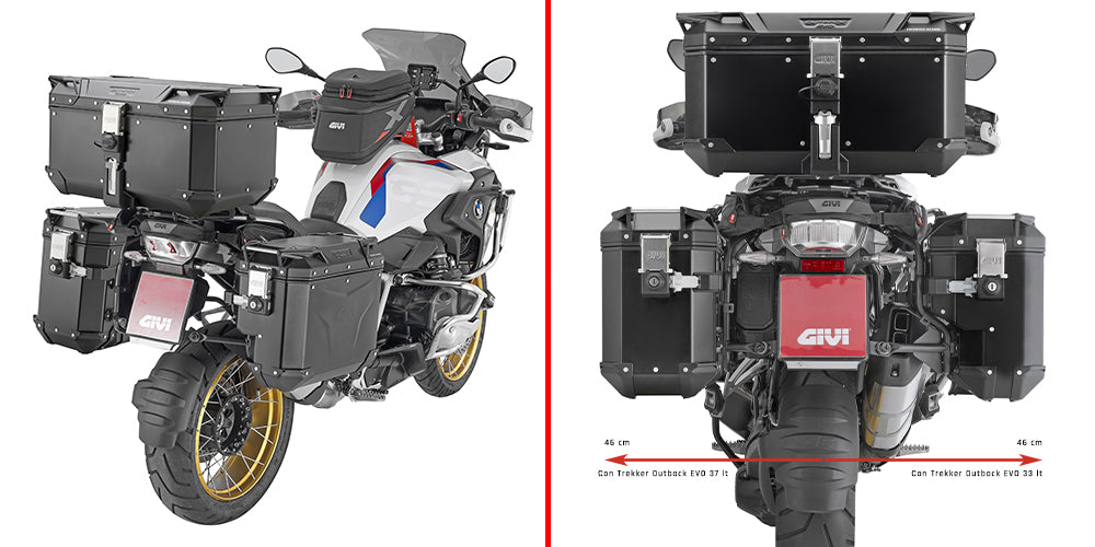 GIVI PLOS5108CAM Side Case Hardware for BMW - One Fit Cam