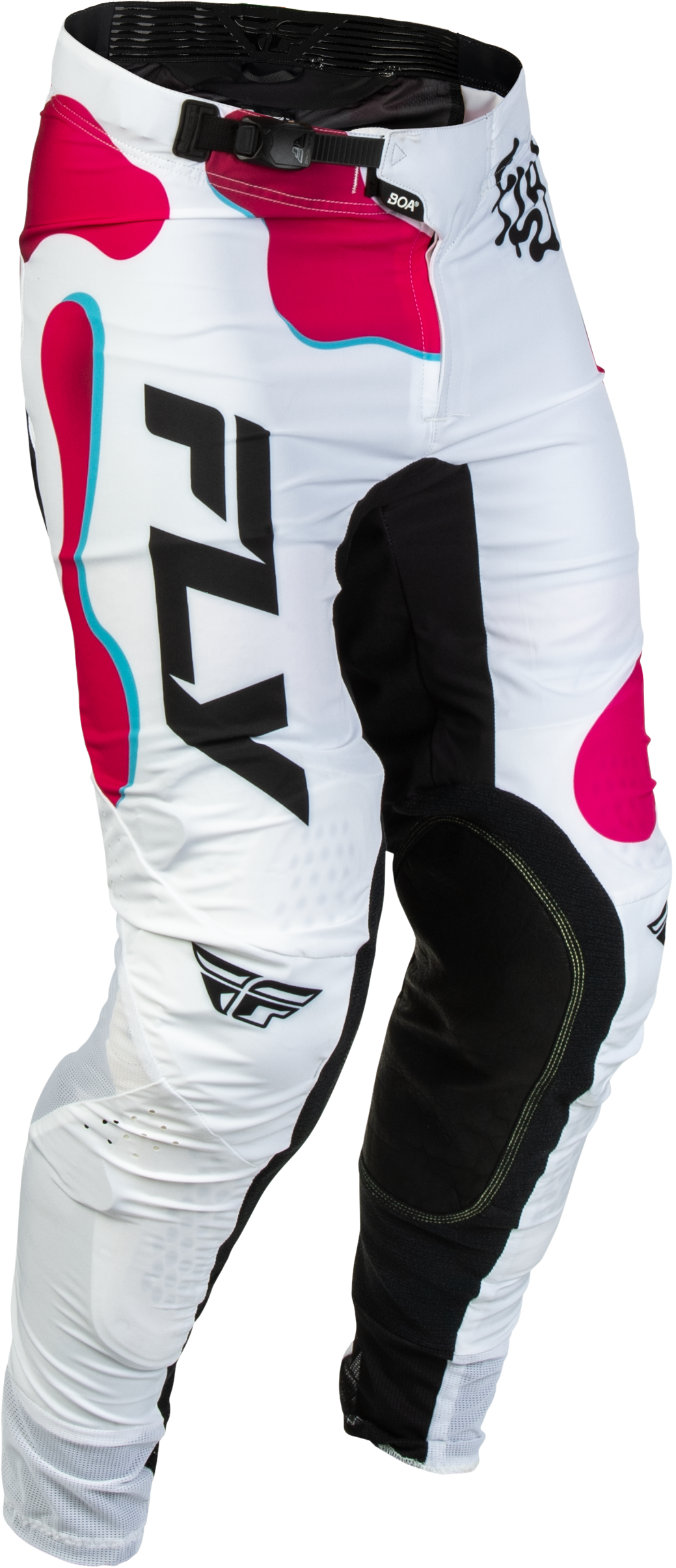 Lite Vibe Pants White/Pink/Blue Sz 34