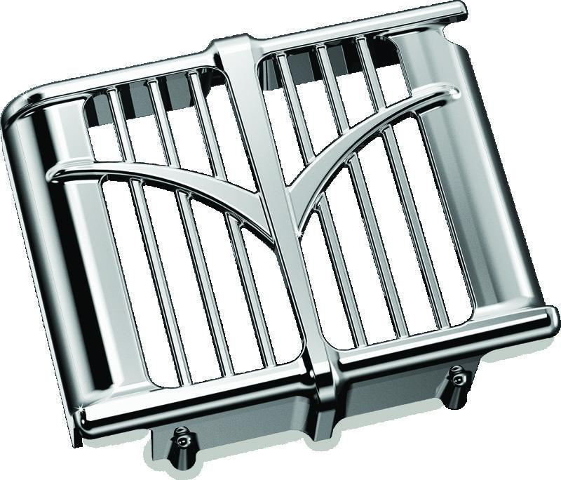 Kuryakyn Oil Cooler Cover for 2014-2023 Indian Models Chrome – Easy Bolt-On Upgrade