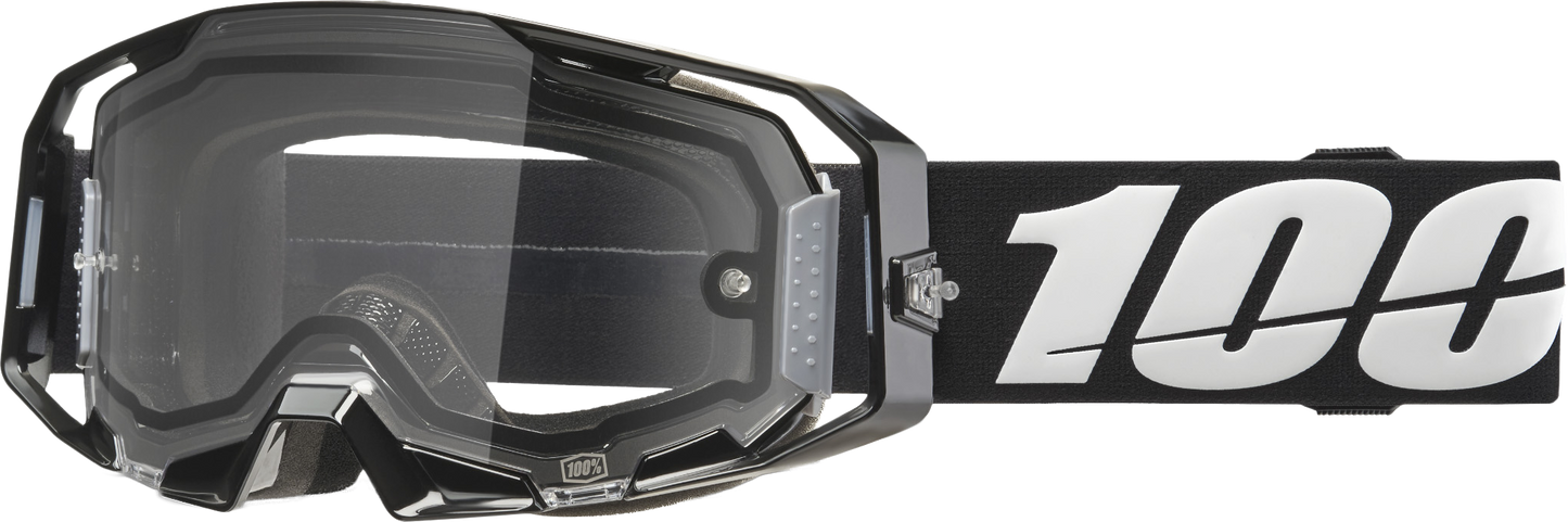 100-Percent Armatic Enduro Moto Goggle with Clear Lens - High Impact Resistant MX Goggles