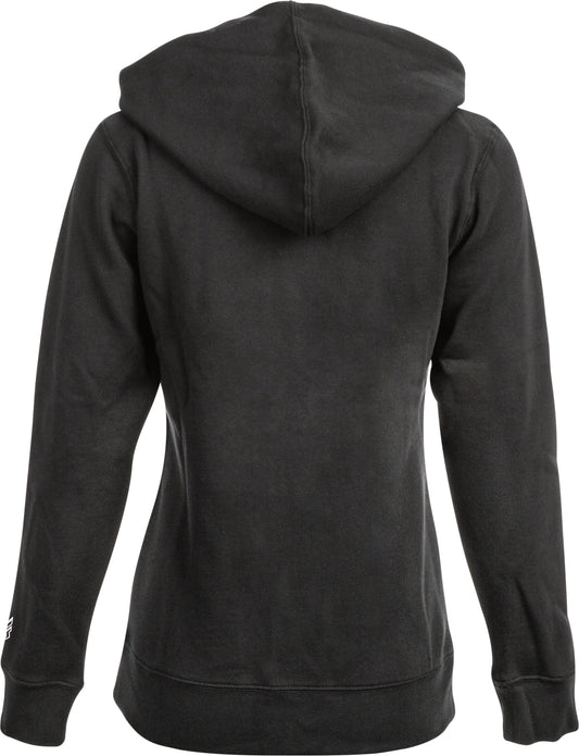 FLY RACING WOMEN'S FLY CORPORATE ZIP UP HOODIE BLACK 2X'X
