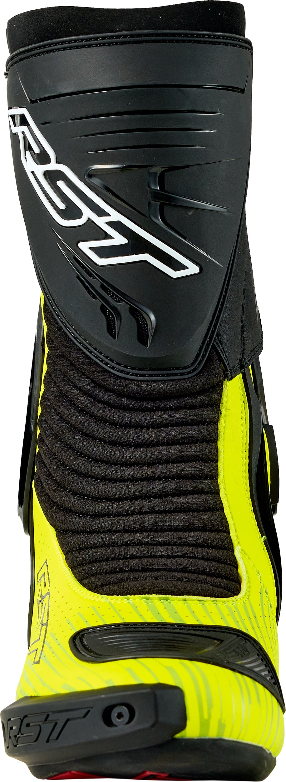 RST Tractech Evo D3o Motorcycle Boots Black and Fluorescent Yellow Size 8