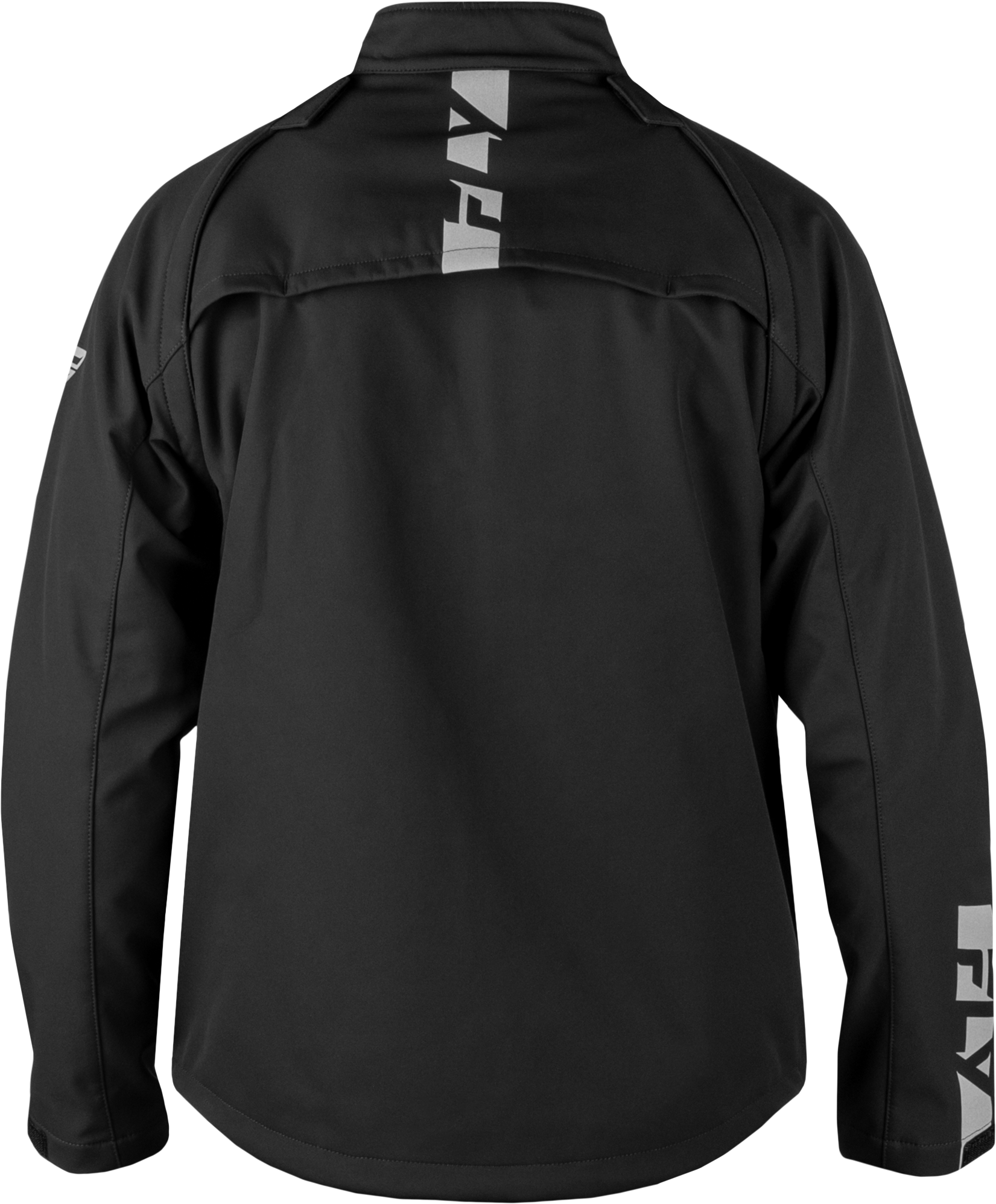 Fly Racing Patrol Jacket Black/Grey 2X - Lightweight Windproof and Water-Resistant Motorcycle Outerwear