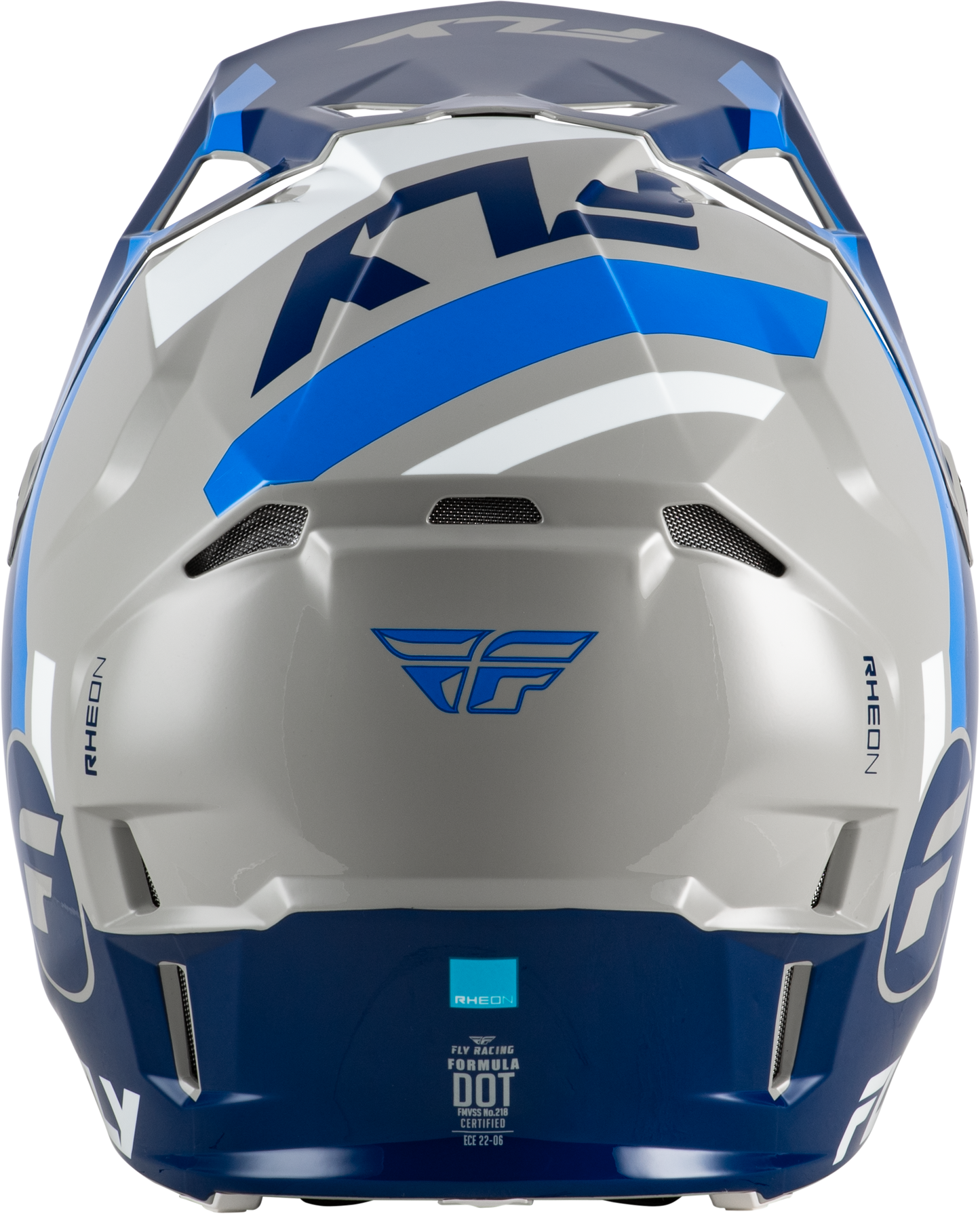 FLY RACING YOUTH FORMULA CP SEAL HELMET NAVY/BLUE/GREY YL'YL