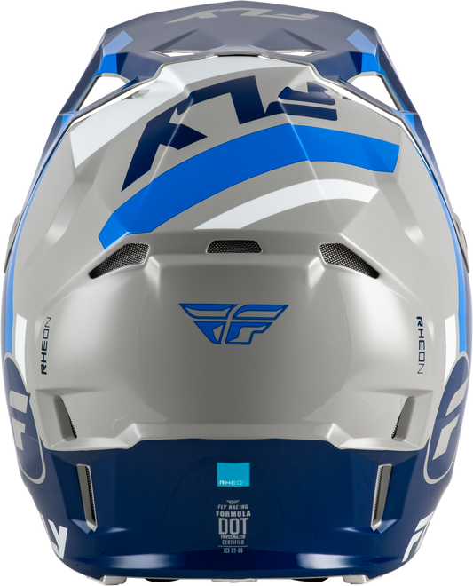 FLY RACING YOUTH FORMULA CP SEAL HELMET NAVY/BLUE/GREY YL'YL