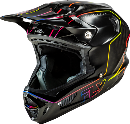 Fly Racing Yth Werx R Flow Carbon Youth Helmet with Black Carbon Finish, Part Number 73-9233YL