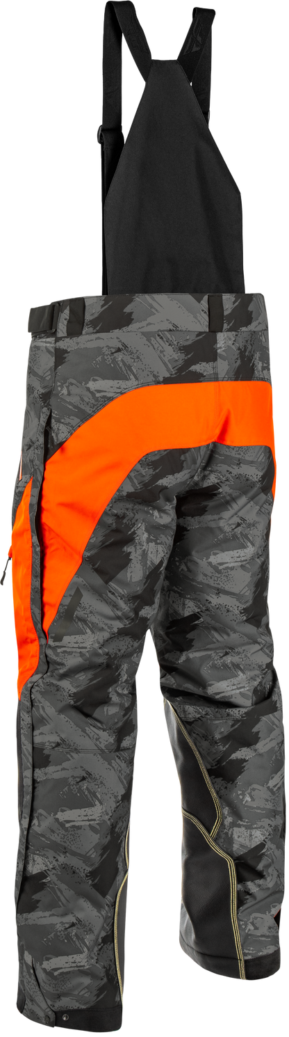 Fly Racing SNX Pro SB Pant Orange/Black Large - Waterproof and Breathable Snow Pants for Men