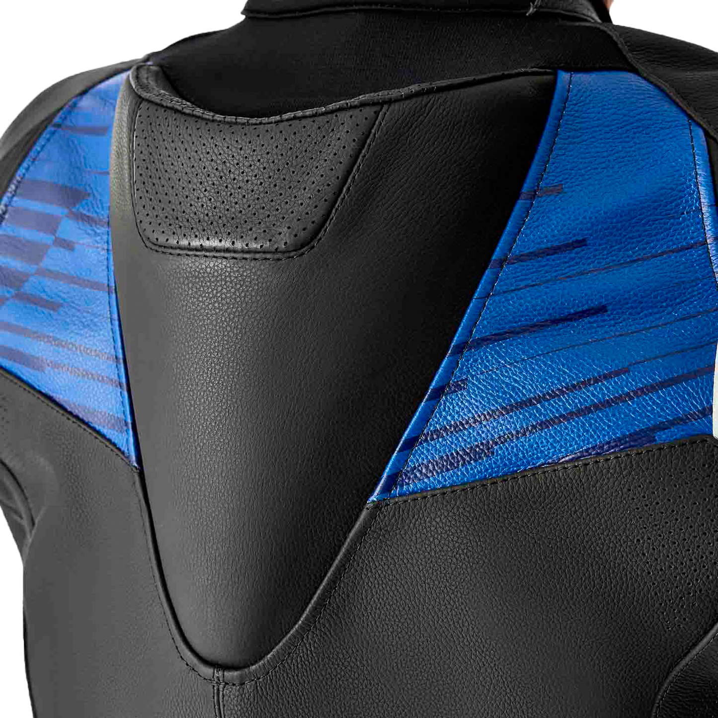 RST Tractech Evo D3o Leather Jacket Blue/Black Size Small